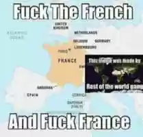 Free download Fuck the french [ Meme ] free photo or picture to be edited with GIMP online image editor